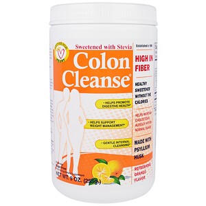Отзывы о Хэлс Плас Инк, Colon Cleanse, Sweetened with Stevia, Refreshing Orange Flavor, 9 oz (255 g)