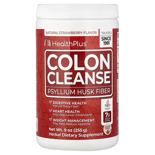 Health Plus Colon Cleanse®, Natural Strawberry, 9 oz (255 g)