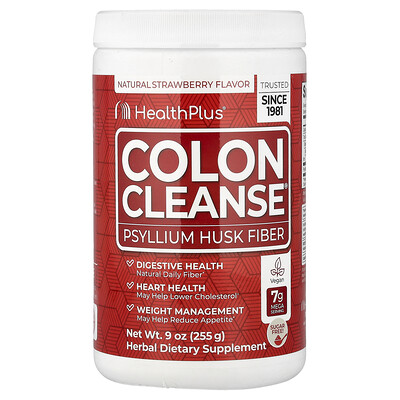 Product Image for Health Plus, Colon Cleanse , Natural Strawberry, 9 oz (255 g)
