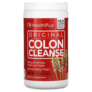 Health Plus, Colon Cleanse original, Fibra natural para uso diario, 340 g (12 oz)