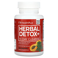 Herbal Detox +, Limpeza por 10 Dias, 40 Cápsulas