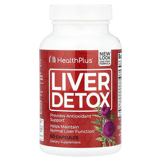 Health Plus, Liver Detox, 60 kapslí