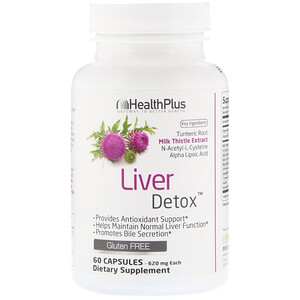 Отзывы о Хэлс Плас Инк, Liver Detox, 60 Capsules