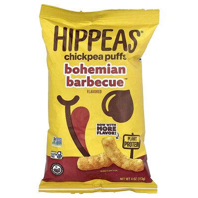 Hippeas, Bolas de garbanzo, Bohemian Barbecue™, 113 g (4 oz)
