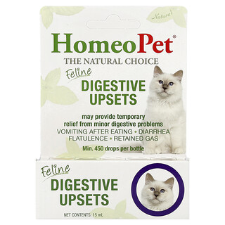 HomeoPet, Molestias digestivas felinas, 15 ml
