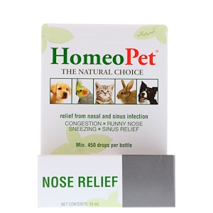 Отзывы о HomeoPet, Nose Relief, 15 ml