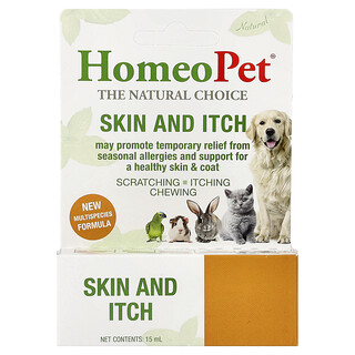 HomeoPet, Pele e Coceira, 15 ml