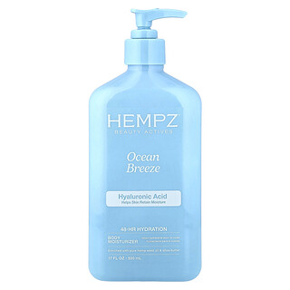 Hempz, Body Moisturizer, Hyaluronic Acid, Ocean Breeze, 17 fl oz (500 ml)