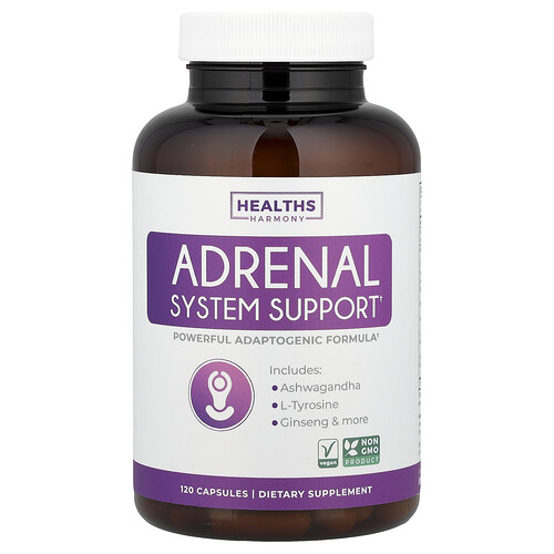 Healths Harmony Adrenal System Support, 120 Capsules