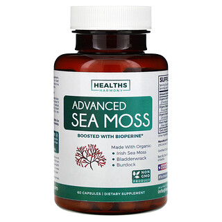 Healths Harmony, Mousse d'Irlande avancée, 60 capsules