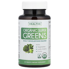 Organic Super Greens, 60 таблеток