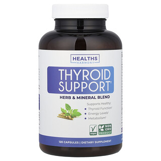 Healths Harmony, Refuerzo para la tiroides`` 120 cápsulas