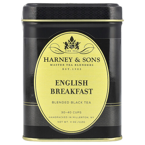 Harney & Sons Blended Black Tea, English Breakfast, 4 oz (112 g)