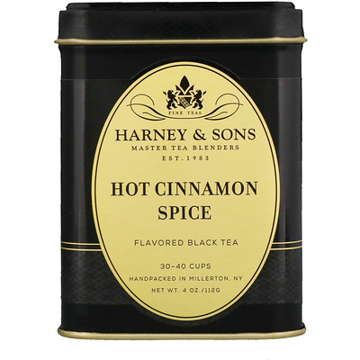 Harney & Sons Черный чай, пряная корица, 4 унции