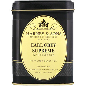 Отзывы о Харни энд сонс, Black Tea, Earl Grey Supreme with Silver Tips, 4 oz