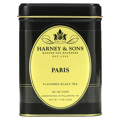 Harney & Sons Paris, черный чай, 112 г (4 унции)