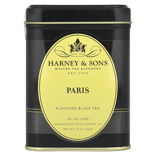Harney & Sons, Zwarte thee, Parijs, 4 oz (112 g)