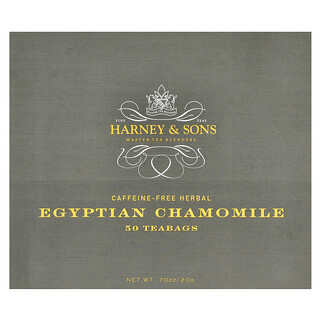Harney & Sons, Urtete, egyptisk kamille, koffeinfri, 50 tebreve, 20 g
