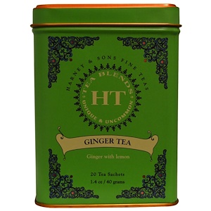 Harney & Sons, Имбирный чай, 20 чайных пакетиков, 1,4 унции (40 г)