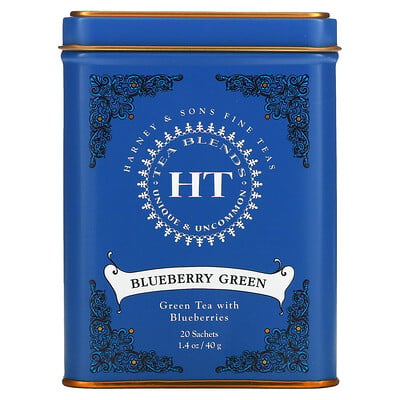 Harney & Sons Чайная Смесь HT, Голубики, 20 пакетиков, по 1,4 унции (40 г)