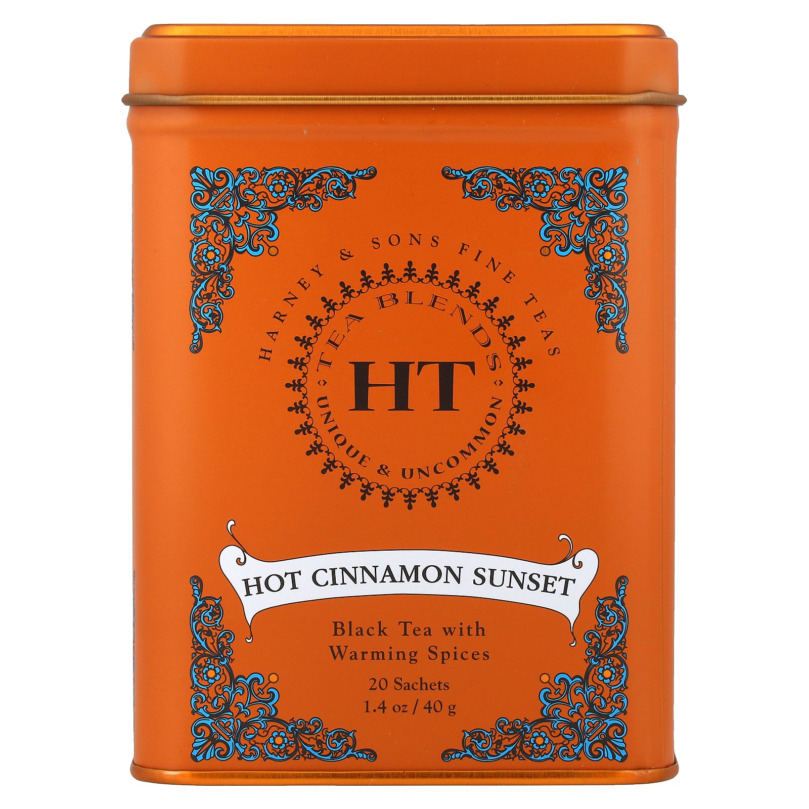 HT Teemischungen, Hot Cinnamon Sunset, 20 Teebeutel, 1,4 oz (40 g) - Bild 1 von 2