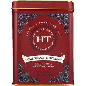Харни энд сонс, HT Tea Blend, Pomegranate Oolong, 20 Tea Sachets, 1.4 oz (40 g) отзывы покупателей
