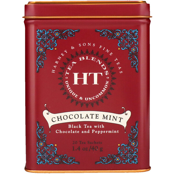 チョコレートミント, ティーサシェ 20 袋, 1.4 オンス (40 g)
