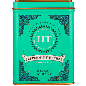 Отзывы о Харни энд сонс, HT Tea Blend, Peppermint Herbal, Caffeine Free, 20 Tea Sachets, 1.4 oz (40 g)