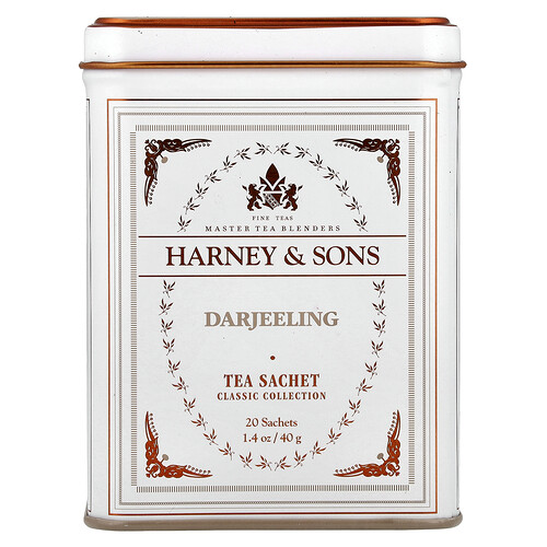 Harney & Sons Classic Collection, Darjeeling, 20 Tea Sachets, 1.4 oz (40 g)