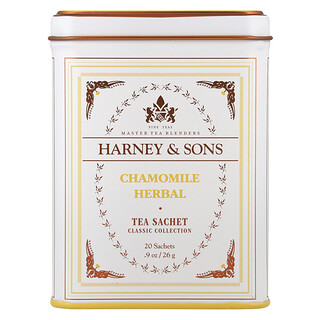 Harney & Sons, Classic Collection, Chamomile Herbal, 20 Sachets, 0.9 oz (26 g)