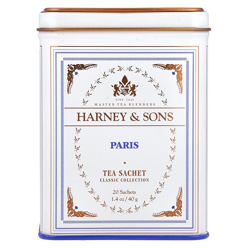 Harney & Sons Classic Collection, Paris, 20 Sachets, 1.4 oz (40 g)