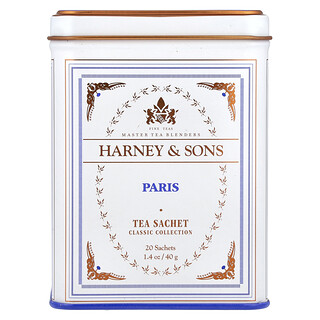 Harney & Sons, Tea Bag, Classic Collection, Paris, 20 Bags, 1.4 oz (40 g)