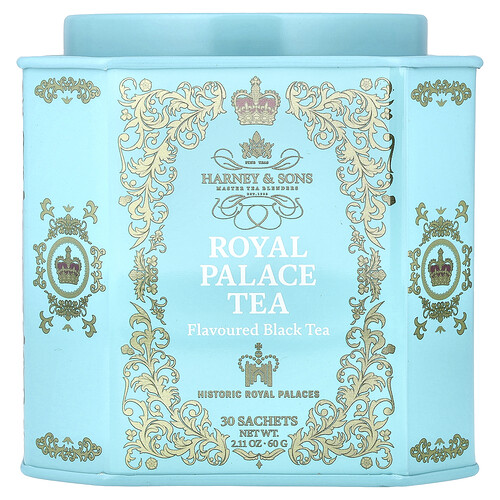 Harney & Sons Black Tea, Royal Palace Tea, 30 Sachets, 2.11 oz (60 g)