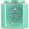 Harney & Sons, نعناع عشبي، خال من الكافيين، 30 كيس، 1.9 أونصة (54 جم)