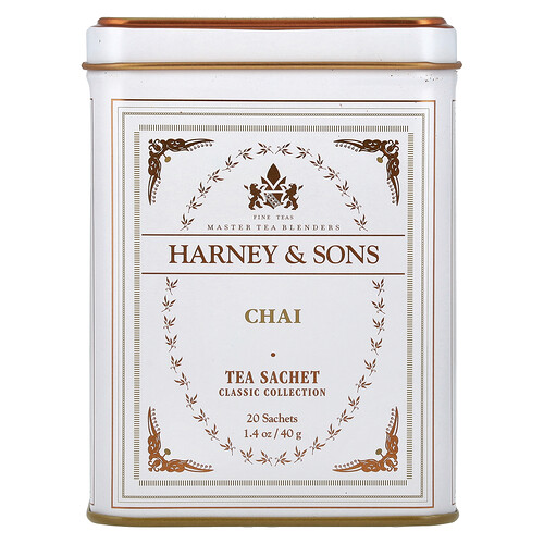 Harney & Sons Classic Collection, Chai, 20 Sachets, 1.4 oz (40 g)