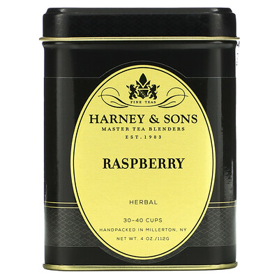 Купить Harney & Sons травяной чай с малиной, без кофеина, 112 г (4 унции)