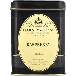 Harney & Sons, 覆盆子花草茶，不含咖啡萃取，4盎司