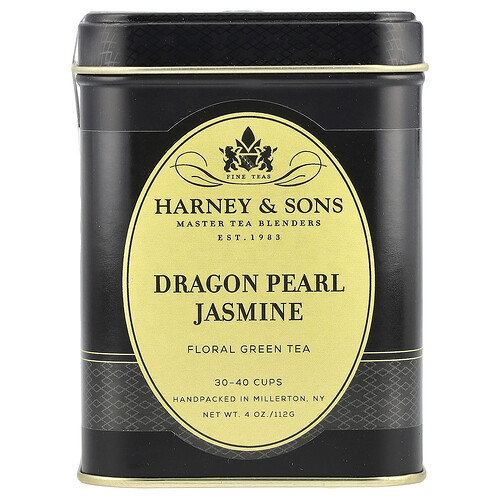 Harney & Sons Green Tea, Dragon Pearl Jasmine, 4 oz (112 g)