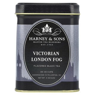 Harney & Sons, черный чай, викторианский «Лондонский туман», 112 г (4 унции)