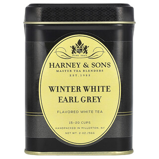 Harney & Sons, White Tea, White Winter Earl Grey, 2 oz (56 g)