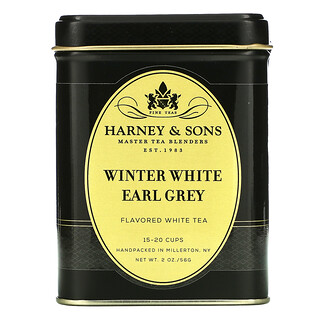 Harney & Sons, Thé Earl Grey blanc d'hiver, 56 g (2 oz)