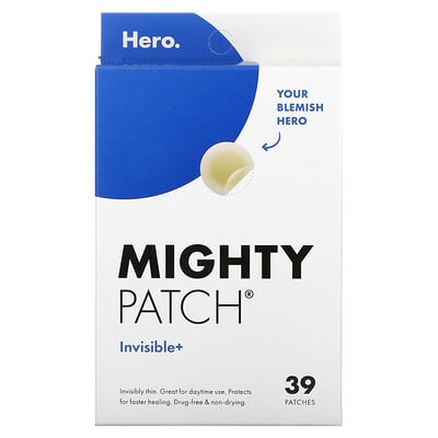 Купить Hero Cosmetics Mighty Patch, невидимые+, 39 шт.
