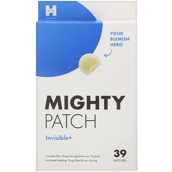 Hero Cosmetics‏, Mighty Patch, שקוף+, 39 מדבקות