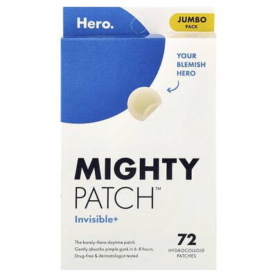 Hero Cosmetics Mighty Patch Invisible 72 Hydrocolloid Patches