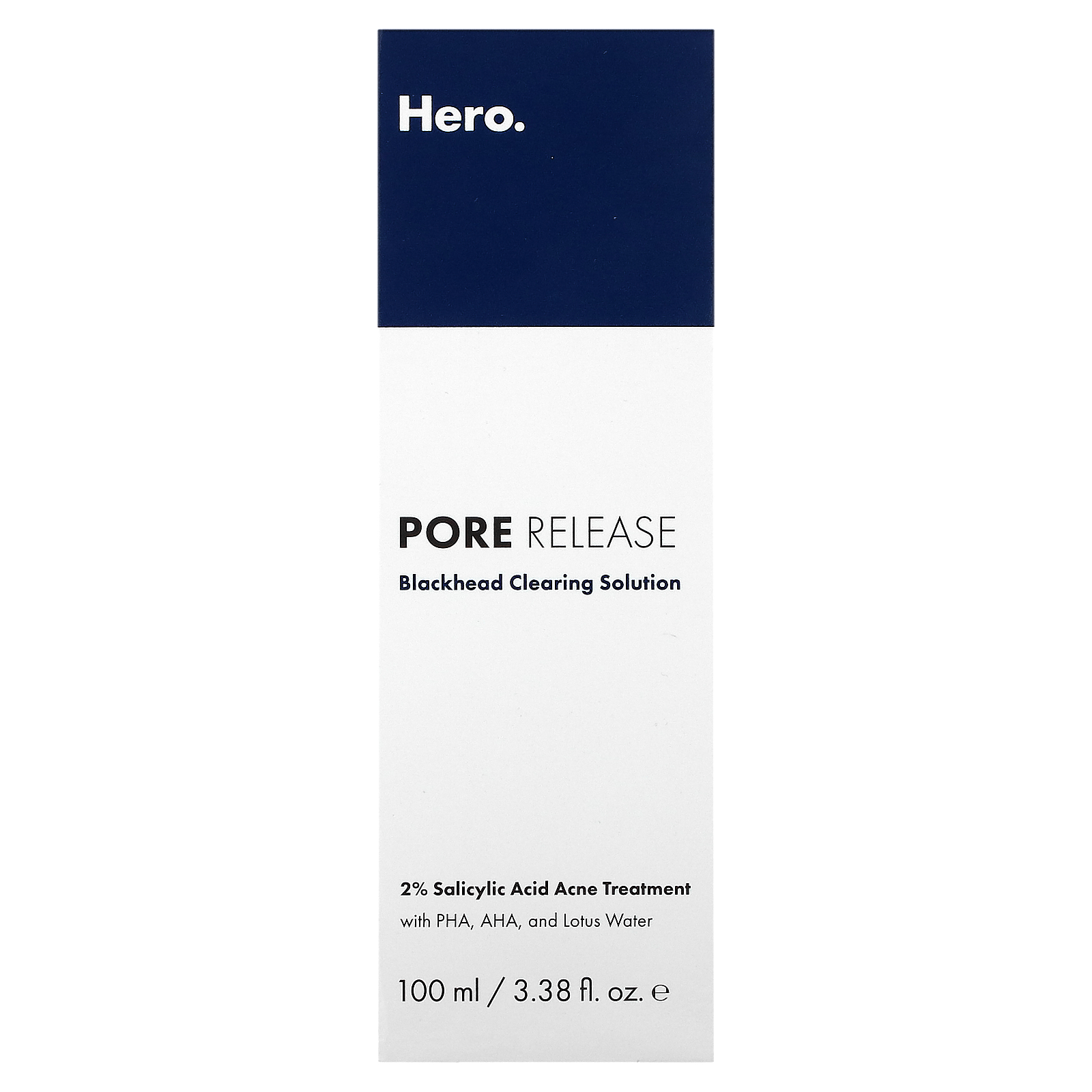 Hero Cosmetics Pore Release Blackhead Clearing Solution 338 Fl Oz 100 Ml 9568