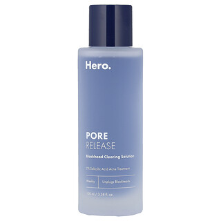 Hero Cosmetics, Liberador de poros, Solución limpiadora para puntos negros, 100 ml (3,38 oz. Líq.)