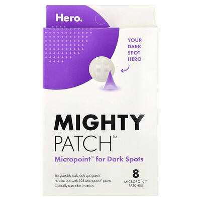 Hero Cosmetics, Mighty Patch™, Micropoint™ for Dark Spots, 8 Patches