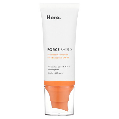 

Hero Cosmetics Force Shield солнцезащитное средство Superbeam SPF 30 50 мл (1 69 жидк. Унции)