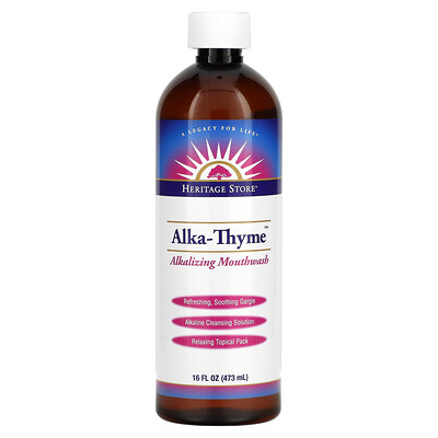 

Heritage Store, Alka-Thyme Mouthwash, 16 fl oz (473 ml)