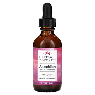 Heritage Store, Atomidina, 450 mcg, 59 ml (2 oz. líq.)